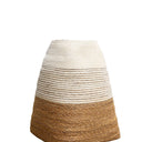 Maren Basket - Natural w/White