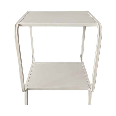 Samui Metal Side Table - White