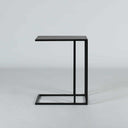Cantilever Side Table in black iron