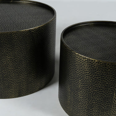 Drum coffee table set, alternate view