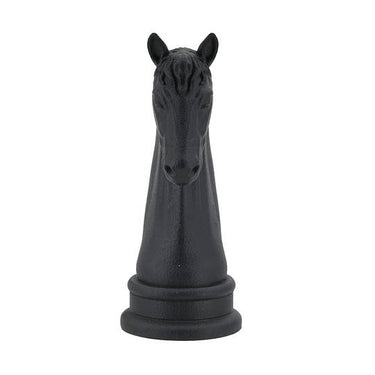 Knight Chess Ornament - Black (24.5cm)