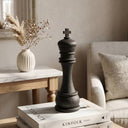 King Chess Ornament - Black (31cm)