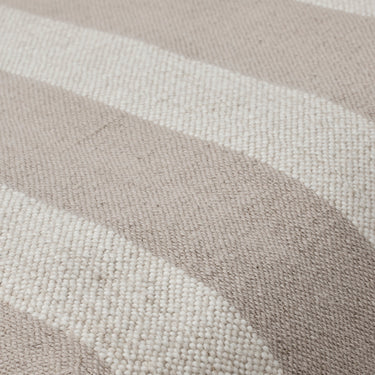Broste Sigrid Pouf light grey beige detail view