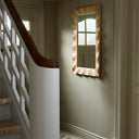 BROSTE Mirror Wavy Beech Wood Natural lifestyle