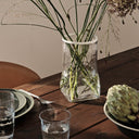 BROSTE Vase Ellen Clear White styled