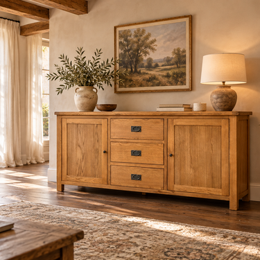 Kensington Oak Buffet Table - 1800mm