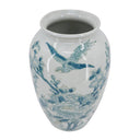 Peony Vase - Sky Blue/White (27.5cm)