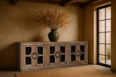 Byron Oak Sideboard: Reclaimed Oak - 2260mm