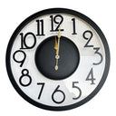 Falan Clock Black Frame 60x60x4cm