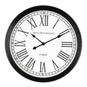 Aslan Clock Black Frame 38.5x38.5x6.5cm