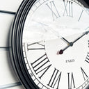 Aslan Clock Black Frame 38.5x38.5x6.5cm