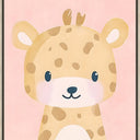Blushing Giraffe Wall Art