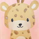 Blushing Giraffe Wall Art detail