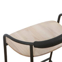 Forge Counter Stool natural ash seat detail
