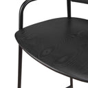 Forge Counter Stool black seat detail