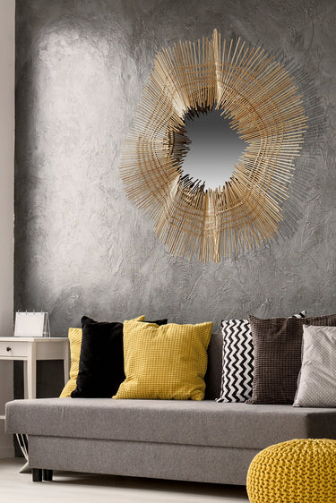 COBONPUE Twiggy Mirror Small Natural detail