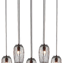 COBONPUE Constellation 8 Bulb Hanging Lamp - Black