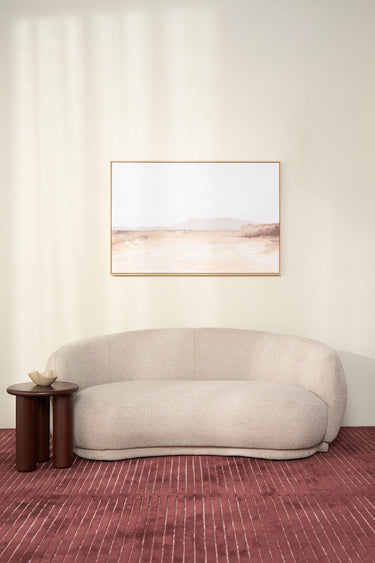 Fleur Sofa styled in a living room