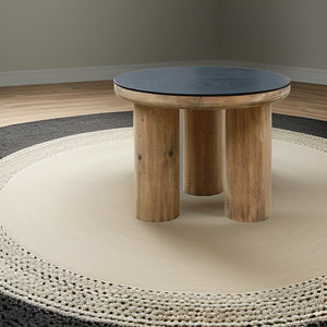 Danika Pine Round Side Table