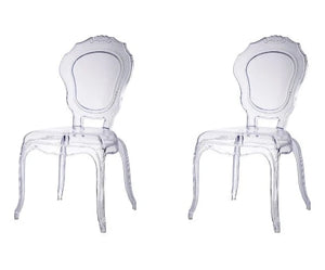 Clear Louis Dining Chair Indoor/Outdoor
