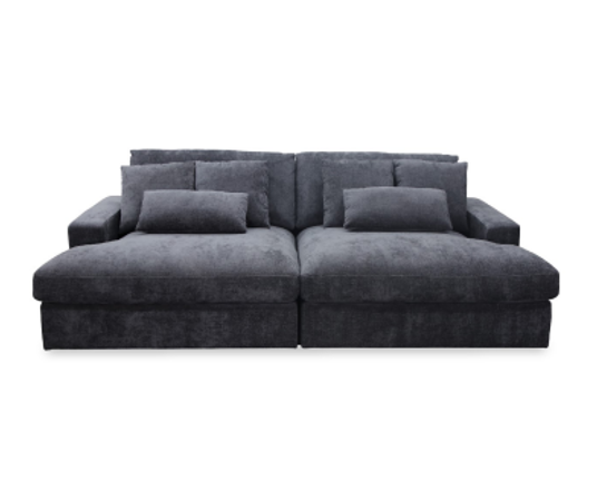 Double Sofa with Extra Large Chaise