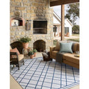 Easton Indoor/Outdoor Rug ESN-08 - Ivory/Denim - 239x305cm