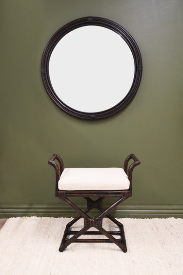 PLANTATION Amara Round Mirror Chocolate lifestyle
