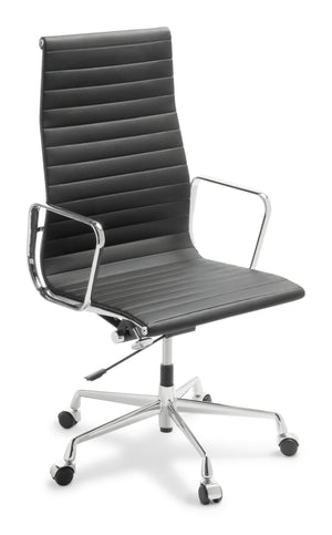 Classic High Back Office Chair - Black
