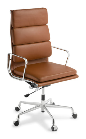 Classic Soft Pad High Back Office Chair - Tan