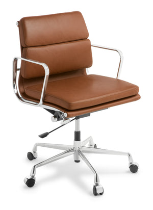 Classic Soft Pad Mid Back Office Chair - Tan