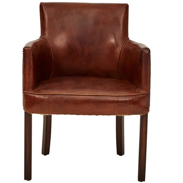 Ithaca Carver Dining Chair - Vintage Cigar at Online8 Furniture Auckland NZ