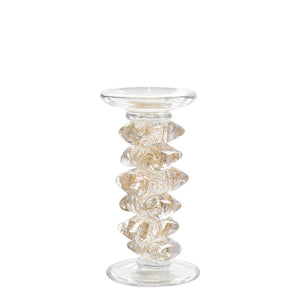 Golden Glass Candle Stick - Small