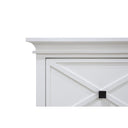 Island Life 6 Drawer Dresser in white, side profile