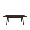 Munich Extension Dining Table in warm iron brown mango wood