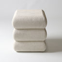 Fibreglass Stack Stool Off White