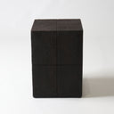 Fibreglass Quad Stool Coffee Black