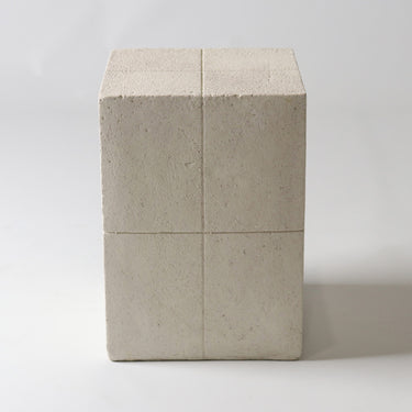 Fibreglass Quad Stool – Off White