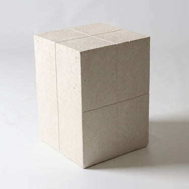 Fibreglass Quad Stool – Off White