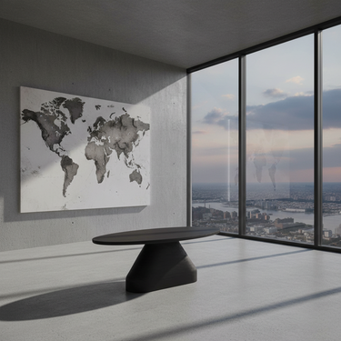 Form Oval Dining Table 2000mm - Black