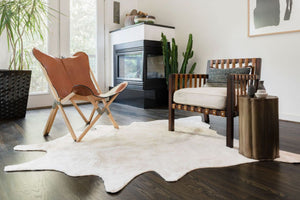 Grand Canyon Cow Hide Rug - Ivory