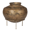 Clay Pot with Iron Stand at Online8 Furniture Auckland NZ