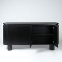 Contour Ribbed Sideboard, detail of the ribbed front