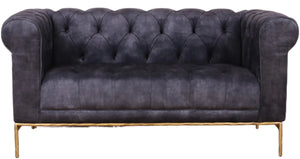 Chesterfield 2 Seater Sofa - Charcoal