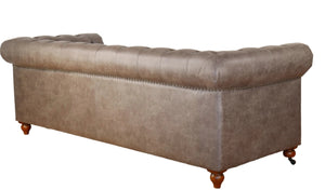 Chesterfield 3 Seater Sofa, Vintage Grey