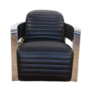 Contemporary Armchair - Top Grain Leather