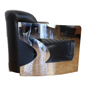 Contemporary Armchair - Top Grain Leather
