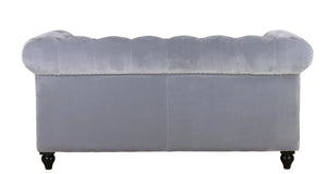 Chesterfield 2 Seater Sofa - Grey