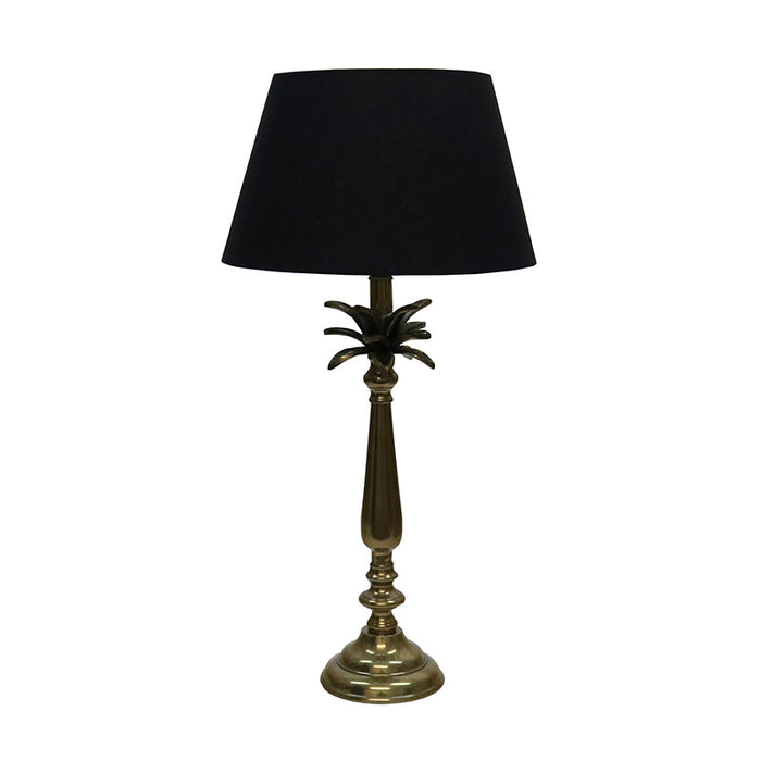 Aluminium Palm Table Lamp 62cm