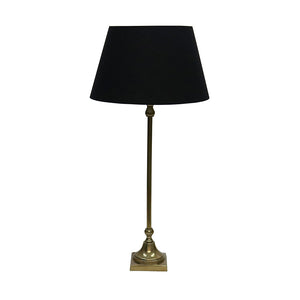 Aluminium Stem Table Lamp - Gold & Black