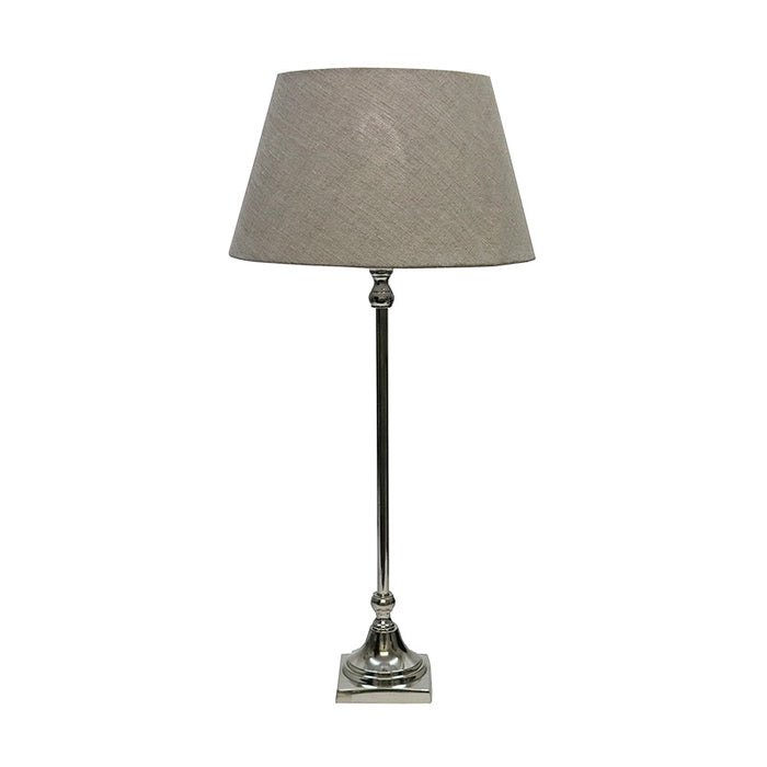 Aluminium Stem Table Lamp - Nickel